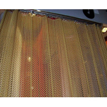 Malla de alambre decorativa del color hermoso, cortina de la malla del metal, cortina del metal